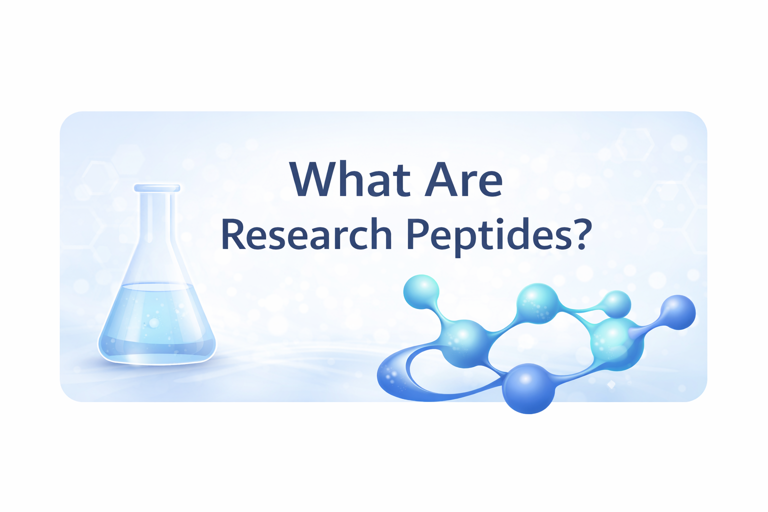 What are research peptides?